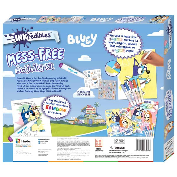 White Smoke Inkredibles Activity Kit Bluey Easter Easter