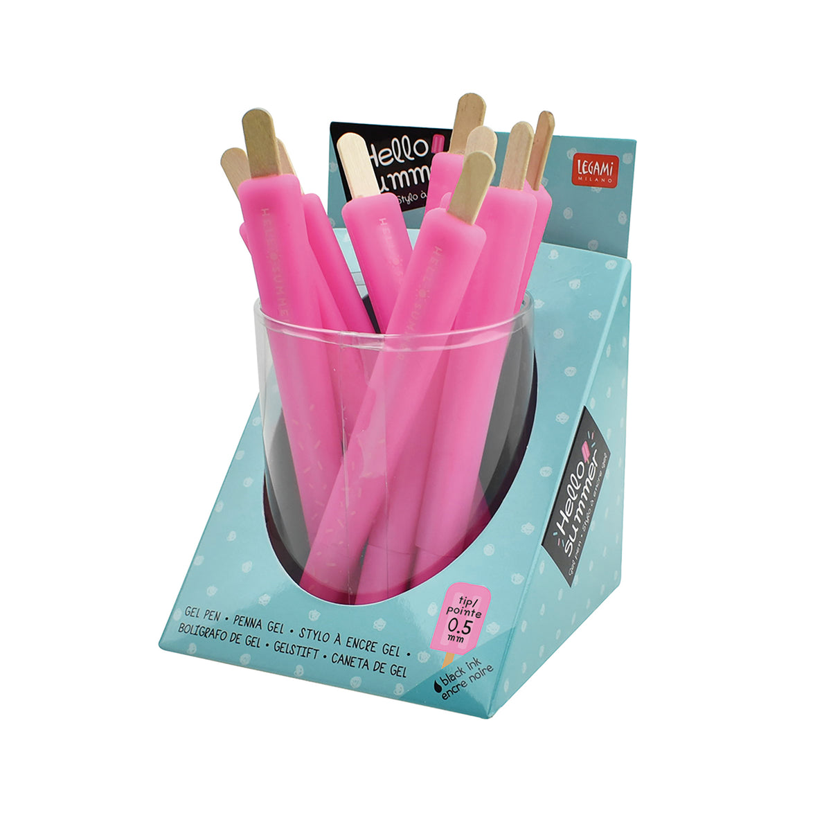 White Smoke Legami Ice Pop Gel Pen Fashion Stationery