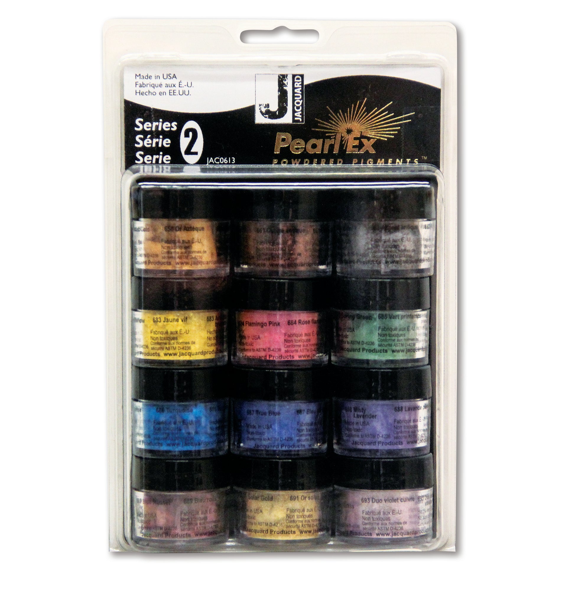 Black Pearl Ex Colour Series Two Set, 12pk Resin Dyes, Pigments and Colours