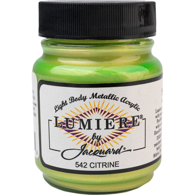 Black Jacquard Lumiere 70ml Citrine Acrylic Paints