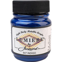 White Smoke Jacquard Lumiere 70ml Indigo Acrylic Paints