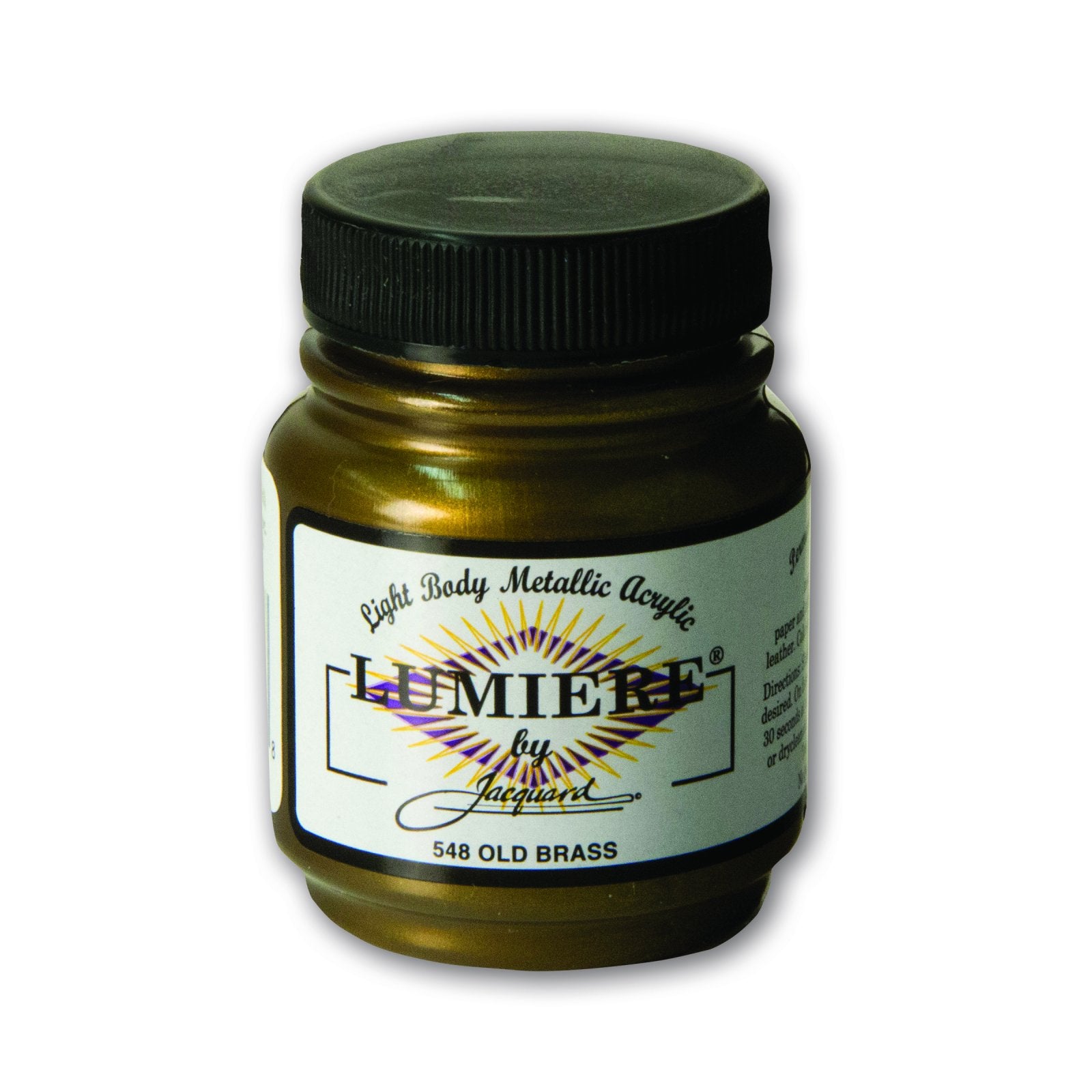 Black Jacquard Lumiere 70ml Old Brass Acrylic Paints
