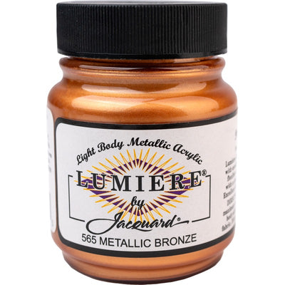 Black Jacquard Lumiere 70ml Metallic Bronze Acrylic Paints