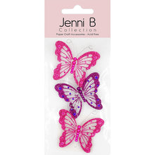 White Smoke Jenni B PVC Butterfly Bright 3Pcs Stencils and Templates
