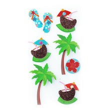 White Smoke Jenni B Tropical Holiday 8Pcs Stencils and Templates