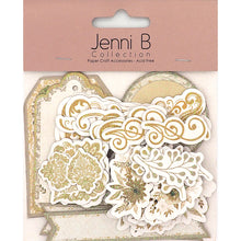 Rosy Brown Jenni B Die Cuts Wedding Ivory Gold Stencils and Templates