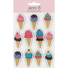 Lavender Jenni B Ice Cream Treat 11Pc Stencils and Templates