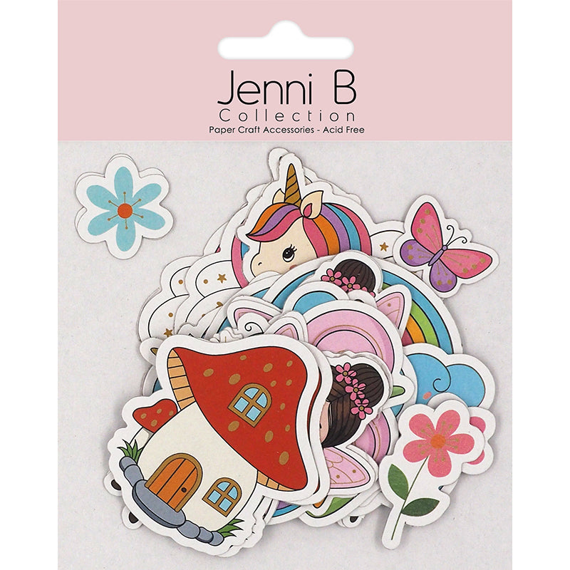 Thistle Jenni B Die Cut Magical World 24Pc Stencils and Templates