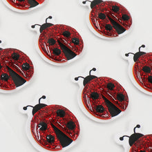 Lavender Jenni B Sticker Ladybirds Resin 15Pc Paper Craft