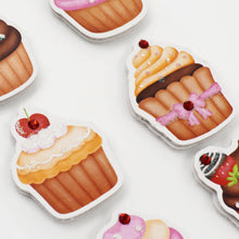 Lavender Jenni B Sticker Cupcake Sparkle 8Pc Paper Craft
