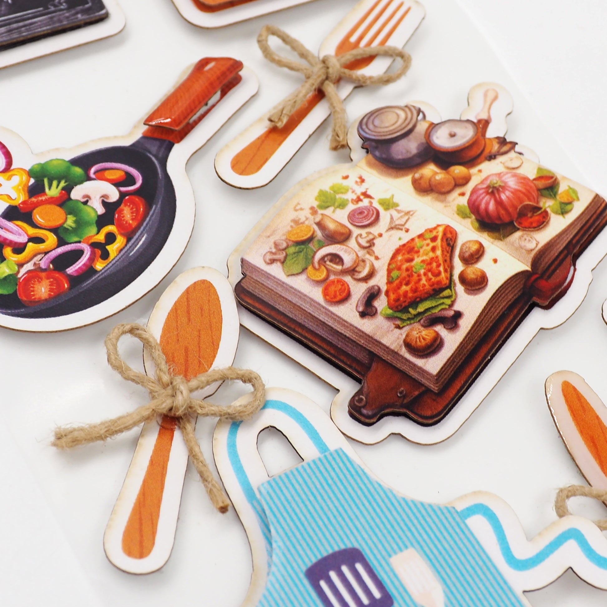 Lavender Jenni B Sticker Kitchen Counter 9Pc Paper Craft