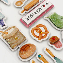 Lavender Jenni B Sticker Baked With Love 18Pc Paper Craft