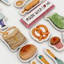 Lavender Jenni B Sticker Baked With Love 18Pc Paper Craft