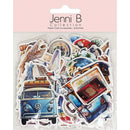 Jenni B Diecuts Ephemera Travel  50Pc
