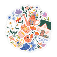 White Smoke Jenni B Diecut Sticker Floral 20Pc Paper Craft