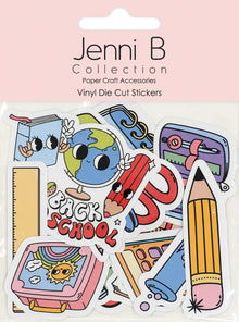 Misty Rose Jenni B Diecut Sticker Teacher 20Pc Paper Craft