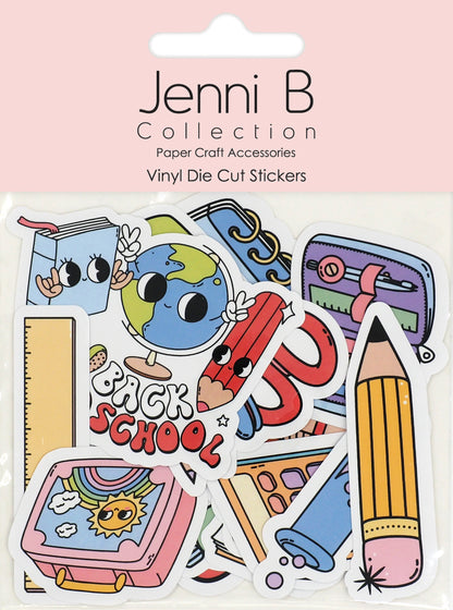 Misty Rose Jenni B Diecut Sticker Teacher 20Pc Paper Craft