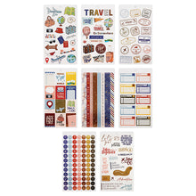 White Smoke Jenni B Sticker Book, Travel 8Pg Paper Craft