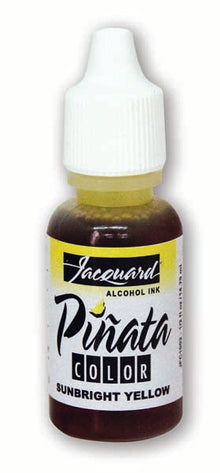 White Smoke Jacquard Pinata Alcohol Ink, Sunbright Yellow, 14ml Ink