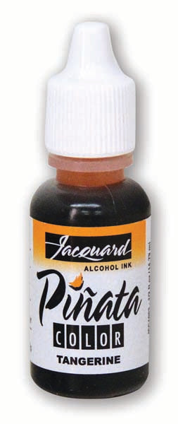 White Smoke Jacquard Pinata Alcohol Ink, Tangerine, 14ml Ink