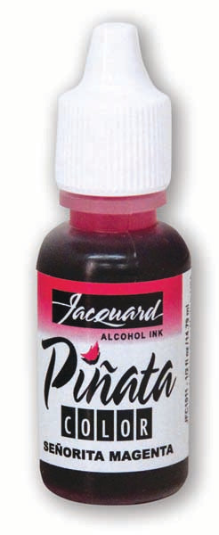 White Smoke Jacquard Pinata Alcohol Ink, Senorita Magenta, 14ml Ink