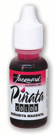 White Smoke Jacquard Pinata Alcohol Ink, Senorita Magenta, 14ml Ink