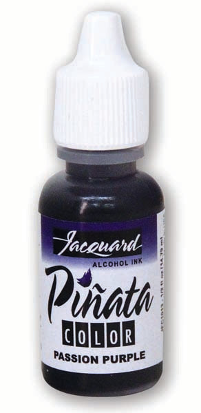 White Smoke Jacquard Pinata Alcohol Ink, Passion Purple, 14ml Ink