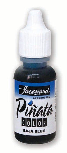 White Smoke Jacquard Pinata Alcohol Ink, Baja Blue, 14ml Ink
