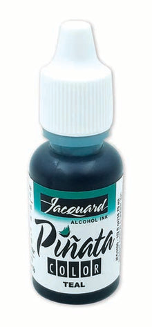 White Smoke Jacquard Pinata Alcohol Ink, Teal, 14ml Ink