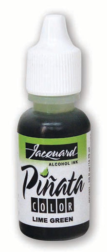 White Smoke Jacquard Pinata Alcohol Ink, Lime Green, 14ml Ink