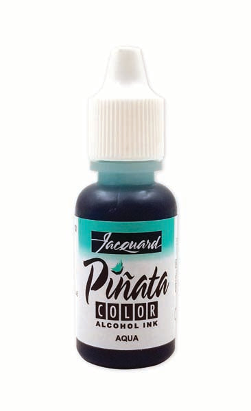 White Smoke Jacquard Pinata Alcohol Ink, Aqua, 14ml Ink