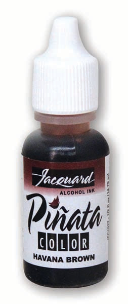 White Smoke Jacquard Pinata Alcohol Ink, Havana Brown, 14ml Ink