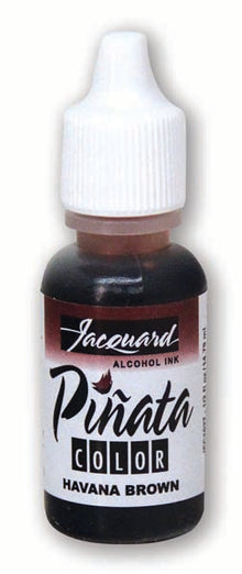 White Smoke Jacquard Pinata Alcohol Ink, Havana Brown, 14ml Ink