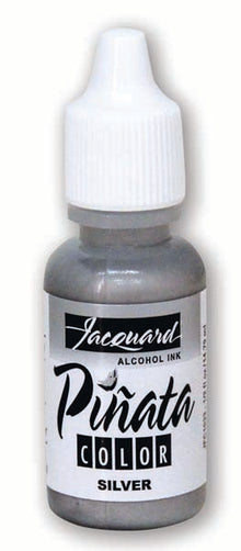 White Smoke Jacquard Pinata Alcohol Ink, Silver, 14ml Ink