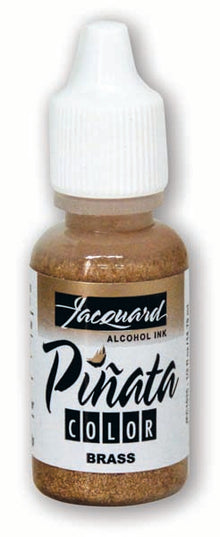White Smoke Jacquard Pinata Alcohol Ink, Brass, 14ml Ink