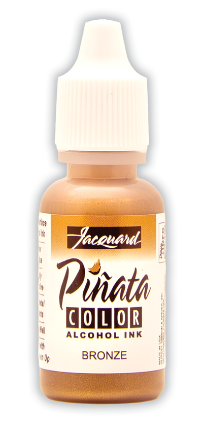 White Smoke Jacquard Pinata Alcohol Ink, Bronze, 14ml Alcohol Ink
