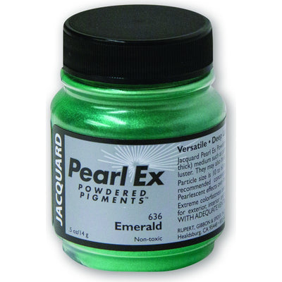 White Smoke Jacquard Pearl Ex Powdered Pigments 14gm EMERALD Resin Dyes, Pigments, and Colours