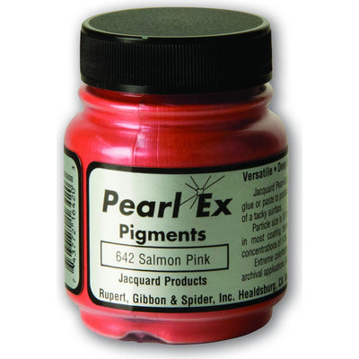 Black Jacquard Pearl Ex Powdered Pigments 21gm SALMON PINK Resin Dyes, Pigments, and Colours