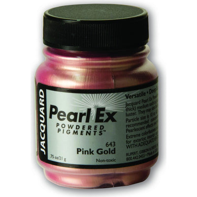 Black Jacquard Pearl Ex Powdered Pigments 21gm PINK GOLD Resin Dyes, Pigments, and Colours