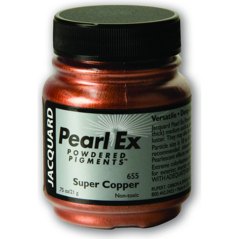 Black Jacquard Pearl Ex Powdered Pigments 21gm SUPER COPPER Resin Dyes, Pigments, and Colours