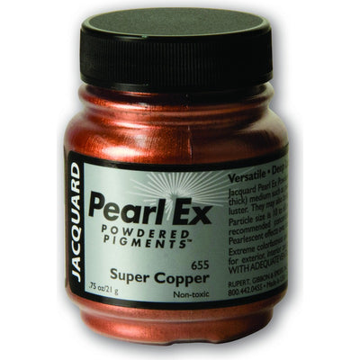 Black Jacquard Pearl Ex Powdered Pigments 21gm SUPER COPPER Resin Dyes, Pigments, and Colours