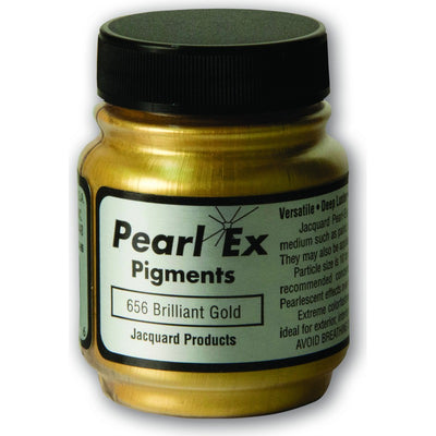 Black Jacquard Pearl Ex Powdered Pigments 21gm BRILLIANT GOLD Resin Dyes, Pigments, and Colours