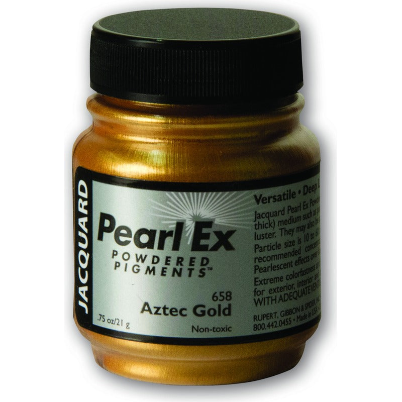 Black Jacquard Pearl Ex Powdered Pigments 21gm AZTEC GOLD Resin Dyes, Pigments, and Colours
