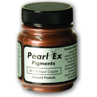 White Smoke Jacquard Pearl Ex Powdered Pigments 21gm ANTIQUE COPPER Resin Dyes, Pigments, and Colours