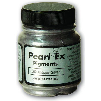 White Smoke Jacquard Pearl Ex Powdered Pigments 21gm ANTIQUE SILVER Resin Dyes, Pigments, and Colours