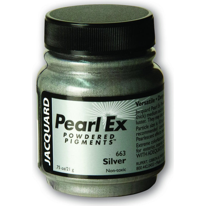 White Smoke Jacquard Pearl Ex Powdered Pigments 21gm SILVER Resin Dyes, Pigments, and Colours