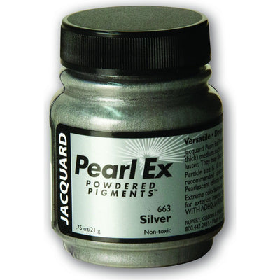 White Smoke Jacquard Pearl Ex Powdered Pigments 21gm SILVER Resin Dyes, Pigments, and Colours