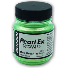 White Smoke Jacquard Pearl Ex Powdered Pigments 14gm DUO GREEN YELLOW Resin Dyes, Pigments, and Colours