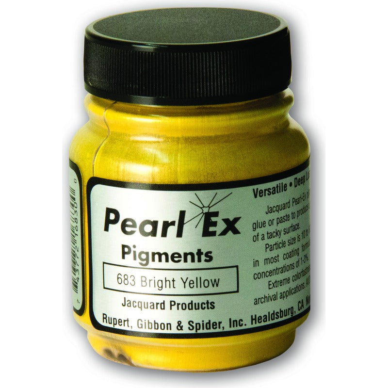 White Smoke Jacquard Pearl Ex Powdered Pigments 14gm BRILLIANT YELLOW Resin Dyes, Pigments, and Colours