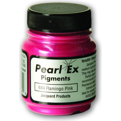 White Smoke Jacquard Pearl Ex Powdered Pigments 14gm FLAMINGO PINK Resin Dyes, Pigments, and Colours